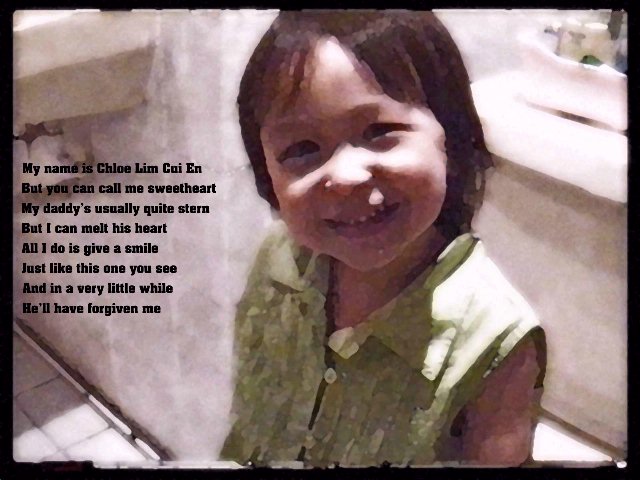 My beautiful daughter
